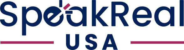 Speak Real USA logo